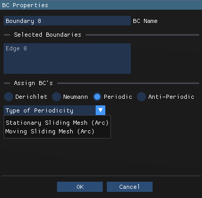 BC for arc and circle edges