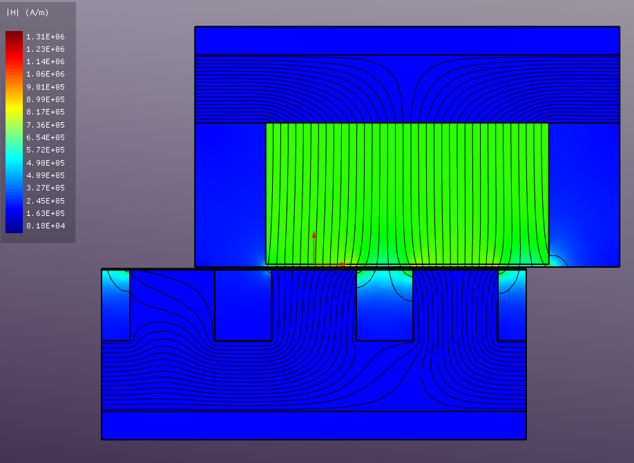 Absolute Magnetic Field Intensity (H)